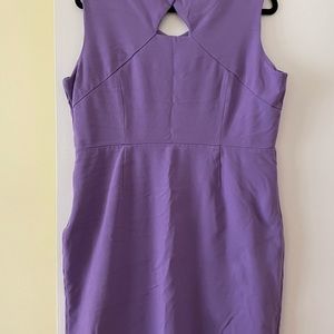 Purple Rayon Dress from Talbots, Size 16